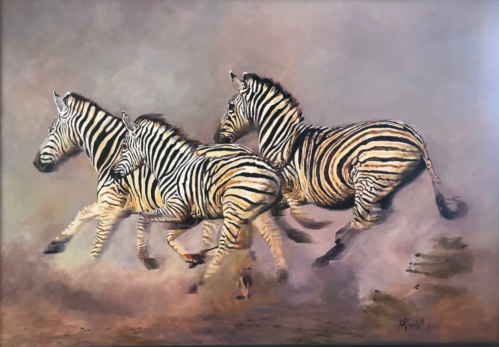 kicking up dust